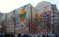 Wandbild Montagsdemo Leipzig